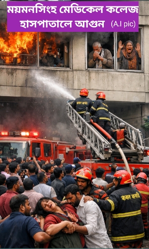 আগুনে আঁটকে পড়া লোকজনের করনীয় কি?